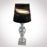 Lampe " Shabby chic "-noir