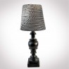 Lampe " Shabby chic "- argent